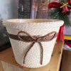 Basket/Vase (white)