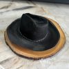 Cowboy Hat Leather (Black)